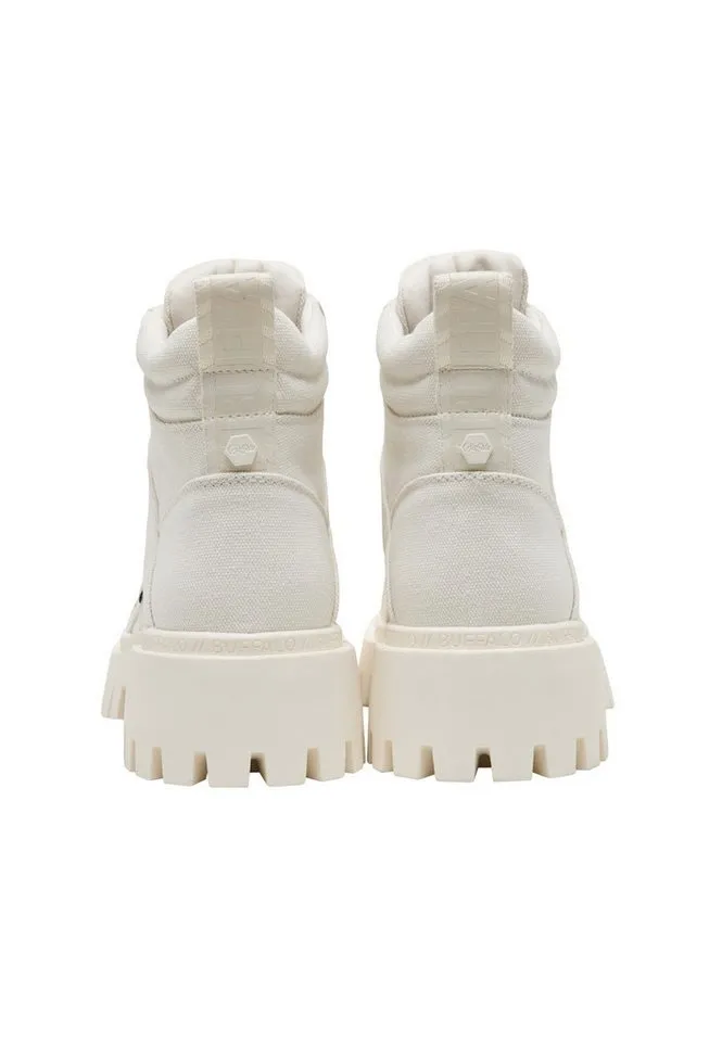 Buffalo Buffalo ZANOS NC MID - VEGAN CAVAS Stiefelette, Weiß, – Produktbild 2 von 5