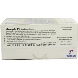 Weleda WELEDA GENCYDO 3% Injektionslösung 48X1 ml Injektionslösung – Produktbild 1 von 1