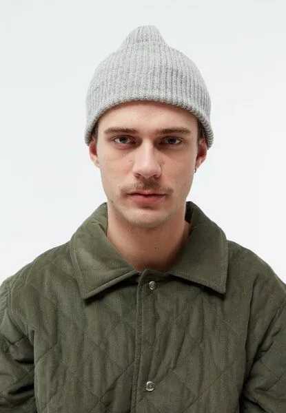 Givn Berlin Givn Berlin Beanie GBParis aus Bio-Baumwoll Strick, Mid grey, – Produktbild 3 von 4