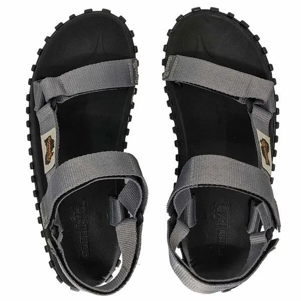 Gumbies Gumbies Scrambler - Nachhaltige Trekkingsandalen, Grau, – Produktbild 1 von 4