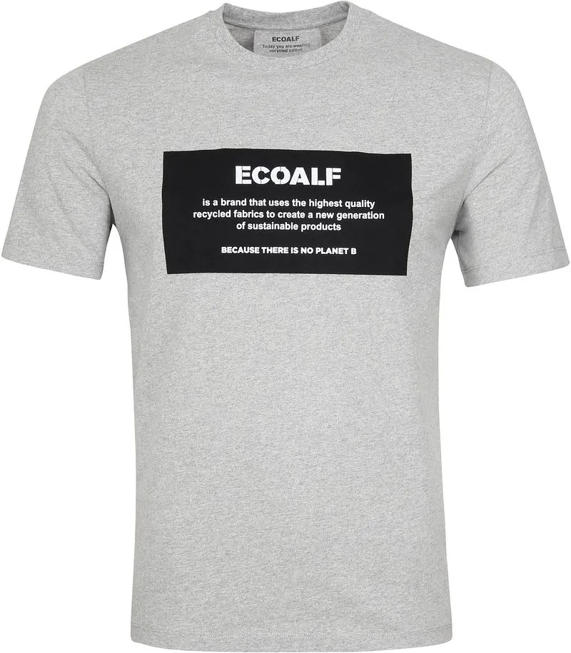ECOALF Ecoalf Natal T-Shirt Label Hellgrau - Größe XXL, Grau, – Produktbild 2 von 2