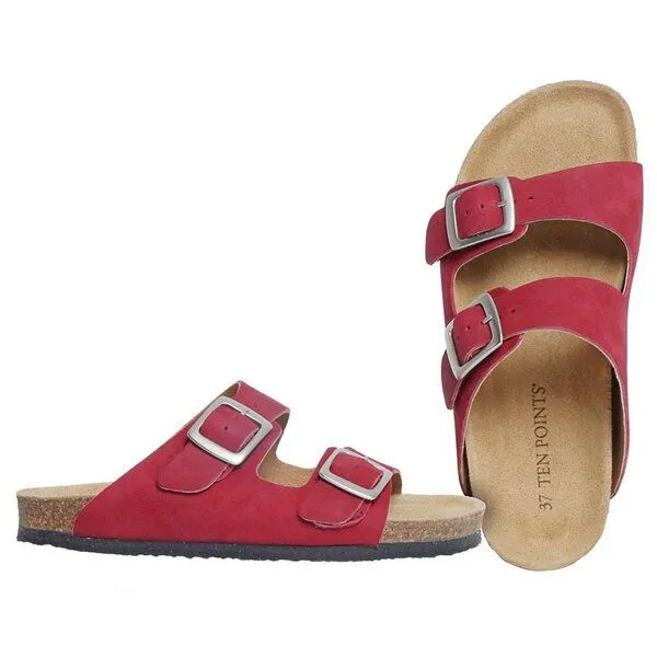 Ten Points Ten Points - Sandalen Vivienne zweiriemig, Rot (tomato), – Produktbild 2 von 3