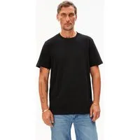 ARMEDANGELS ARMEDANGELS MAARKOS Herren Heavyweight T-Shirt aus recyceltem Baumwoll Mix, Black, – Produktbild 1 von 1