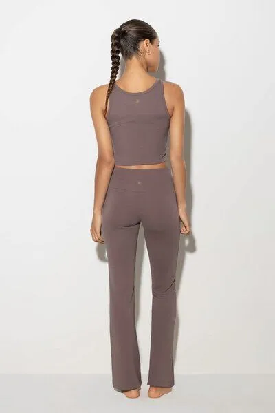Soulwear Soulwear Yoga Leggings | Rippstruktur | Embraced, Milk`n coffee, – Produktbild 2 von 4