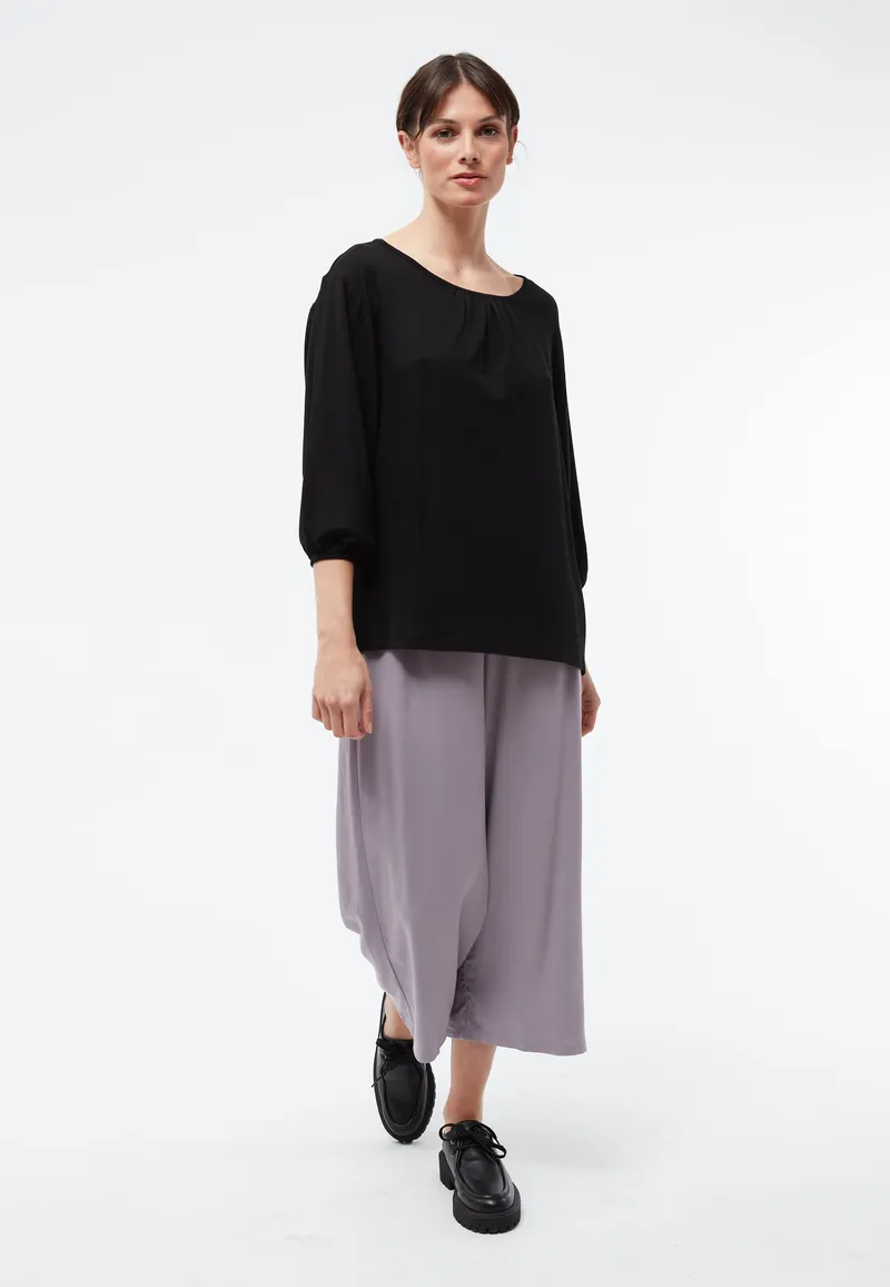 Givn Givn Damen vegan Bluse Arabella Schwarz, Schwarz, – Produktbild 1 von 2