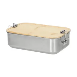 elasto elasto Vorratsdose "Sagano" aus Aluminium mit Schneidbrett – Produktbild 1 von 1