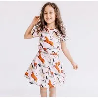 Walkiddy Kinder T-Shirt GOTS-zertifiziert aus Bio-Baumwolle rosa mit Pferde-Motiv – Walkiddy – Produktbild 1 von 1