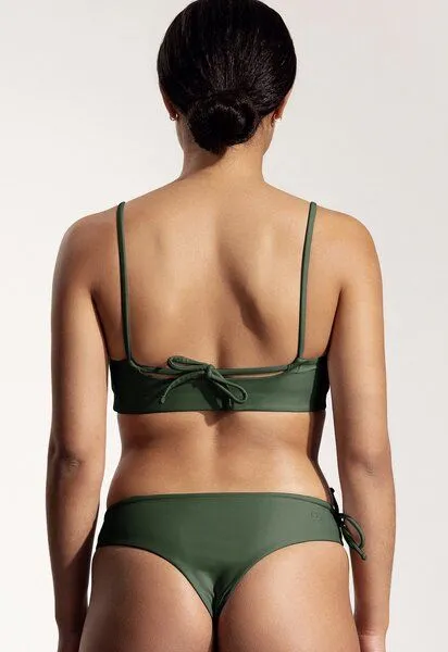 Oy Oy Surf Bikini Oberteil „Buri“, Dunkelgrün, – Produktbild 3 von 4