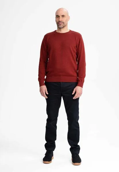 MELA MELA Feinstrick Pullover Style HIMAL aus 100% Bio-Baumwolle, Chai, – Produktbild 2 von 3