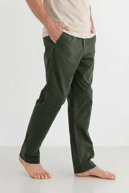 TWOTHIRDS TWOTHIRDS Herren vegan Hose Venetiko Dunkelmoos – Produktbild 1 von 1