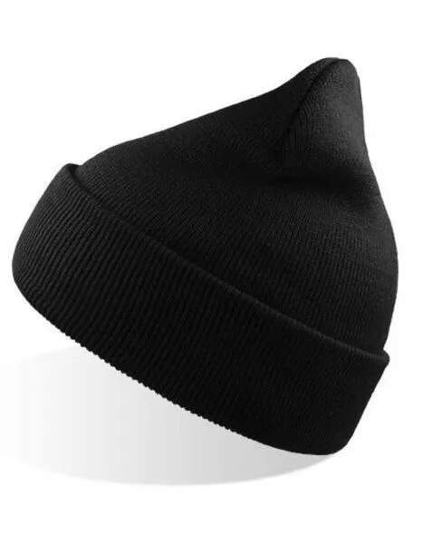 Atlantis Headwear Atlantis Headwear Atlantis Mütze mit Bund in 35 Farben erhältlich, Schwarz, – Produktbild 1 von 2