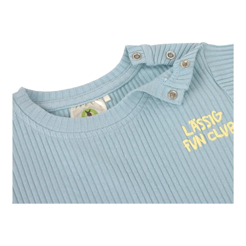 Lässig Lässig Shirt langarm Fun Club Rippqualität, Hellblau, – Produktbild 2 von 3