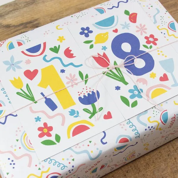 Bow & Hummingbird Bow & Hummingbird Postkarte Eight/Acht – Produktbild 2 von 3
