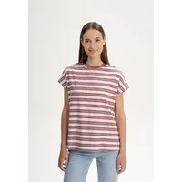 MELA T-Shirt Style MADHU Stripes | von MELA | Fairtrade & GOTS zertifiziert, Marmelade gestreift, – Produktbild 1 von 1