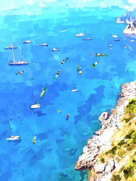 Photocircle Photocircle Poster / Leinwandbild - Capri Island – Produktbild 1 von 4