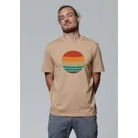 watapparel watapparel T-Shirt Retro Sunset Ocean, Latte, – Produktbild 1 von 1