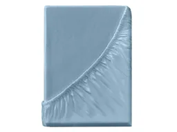 Spannbettlaken "Eco-Jersey-Interlock" aus Bio-Baumwolle 90-100 x 200 cm, aquamarin – Produktbild 1 von 1