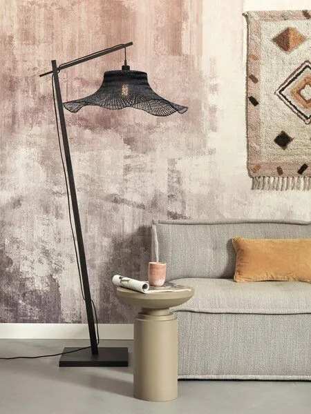 GOOD&MOJO GOOD&MOJO Stehlampe Ibiza L, Schwarz, – Produktbild 1 von 4