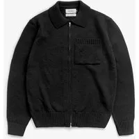 Rotholz Rotholz Polo Strickjacke aus recycelter Wolle – Produktbild 1 von 1