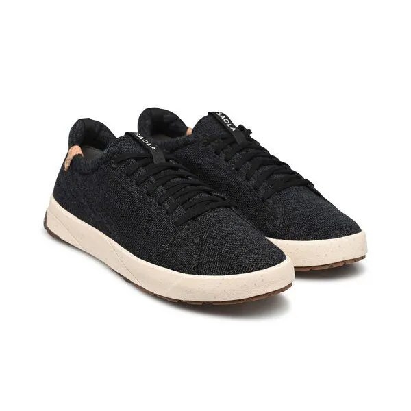 SAOLA SAOLA Sneaker aus Merinowolle Frauen - Cannon Knit Women 2.0 Wool, Black - steel grey, – Produktbild 2 von 4