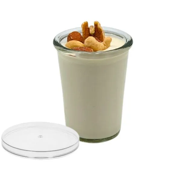 mikken mikken 6er Set Dessertgläser 150 ml Joghurtgläser Bechergläser mit Frischhaltedeckel – Produktbild 2 von 4