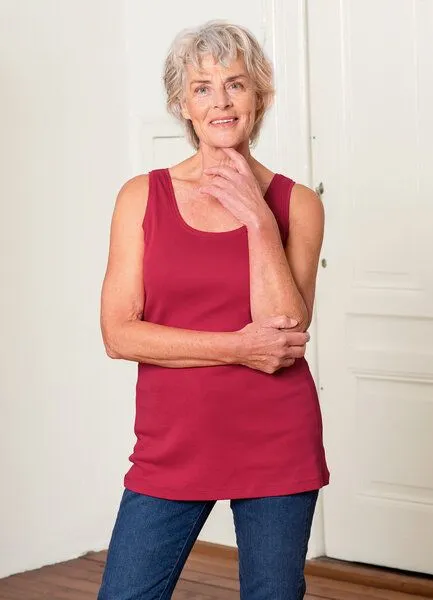 Heidekönigin Heidekönigin Top Pure Cotton, Granat, – Produktbild 1 von 1