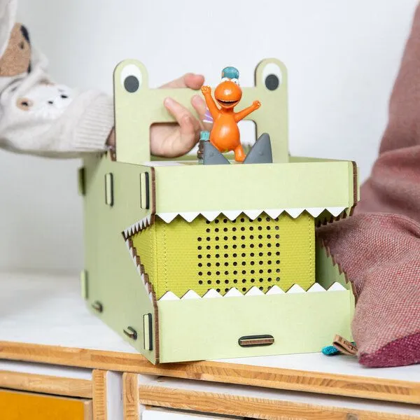 WERKHAUS WERKHAUS Tragebox Krokodil für Toniebox und Tonies aus Holz – Produktbild 2 von 4
