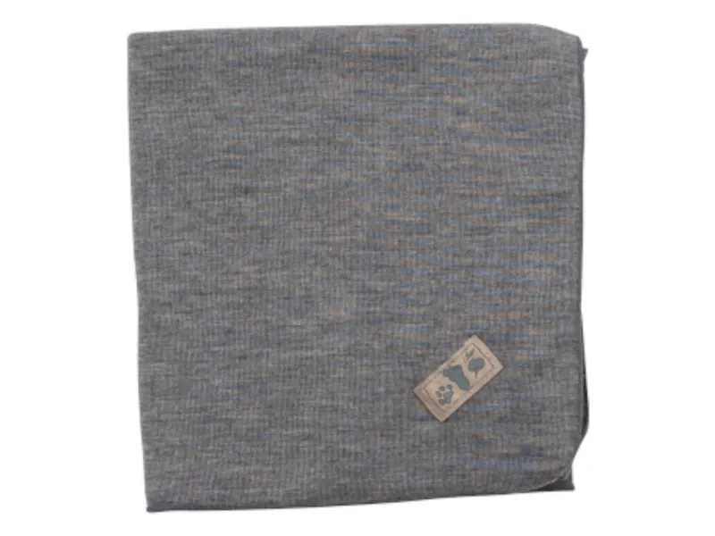 Lilano Lilano Babydecke Bio-Merinowolle Seide Maße 80 x 90 cm, Grau, – Produktbild 2 von 2