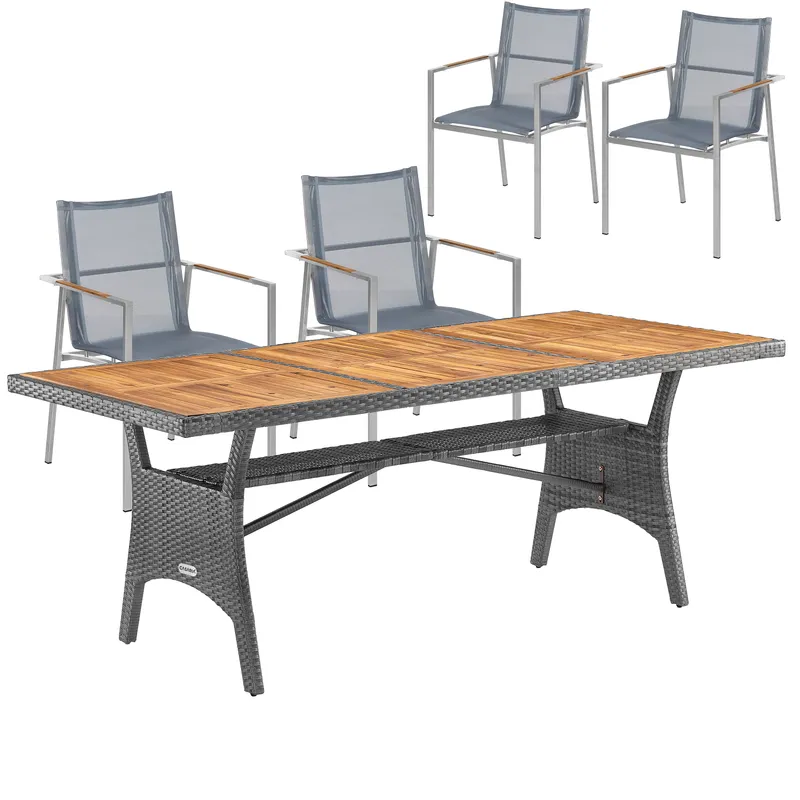 Casaria® Casaria® Garten-Sitzgruppe 5-tlg Akazienholz FSC®-zertifiziert – Produktbild 1 von 2