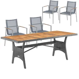 Casaria® Casaria® Garten-Sitzgruppe 5-tlg Akazienholz FSC®-zertifiziert – Produktbild 1 von 1