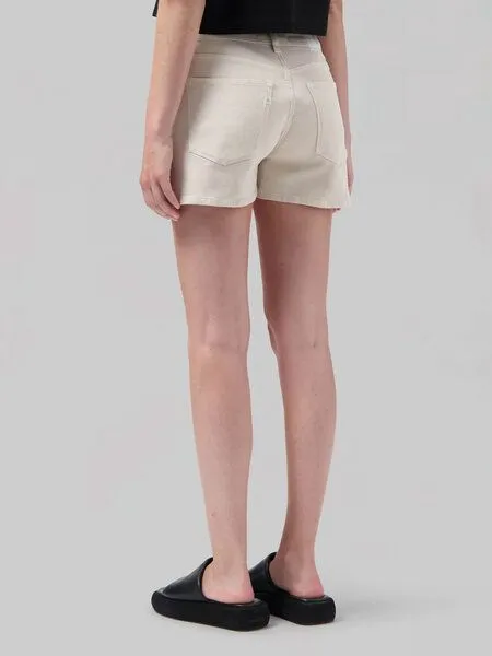 MUD Jeans MUD Jeans Jeans Shorts - Shorty - aus einem Baumwolle/Elastan Mix, Chalk, – Produktbild 3 von 3