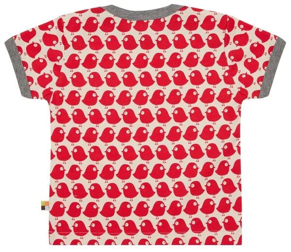loud + proud loud + proud Babys & Kinder T-Shirt, GOTS-zertifiziert, Tomato (rot), – Produktbild 1 von 1