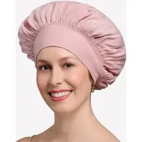 Qupro Qupro Schlafhaube Bonnet vegane Seide Cupro, Light rosé, – Produktbild 1 von 1