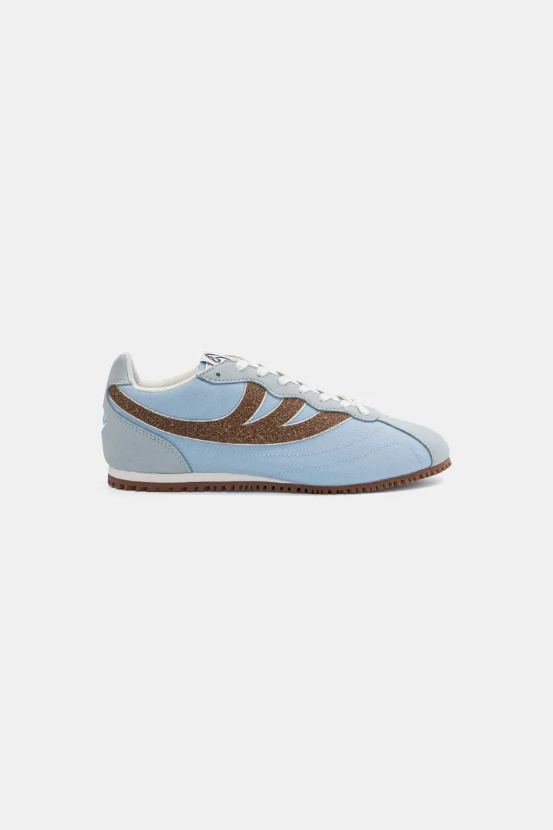 MoEa MoEa Herren vegan Sneaker Rise Blue & Brown Palm, Braun, – Produktbild 1 von 2