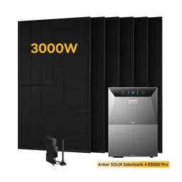 Anker Anker SOLIX Solarbank 4 E5000 Pro, mit 6 x 500 Bifaziale Solarmodule, by Powerness - 10kWh / Pre-Sale Special: Gratis Smart Meter Gen 2 / Selbstabholung – Produktbild 1 von 1