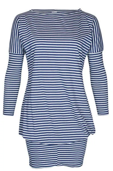 FORMAT FORMAT POKE Kleid, Blau-weiß, – Produktbild 2 von 2