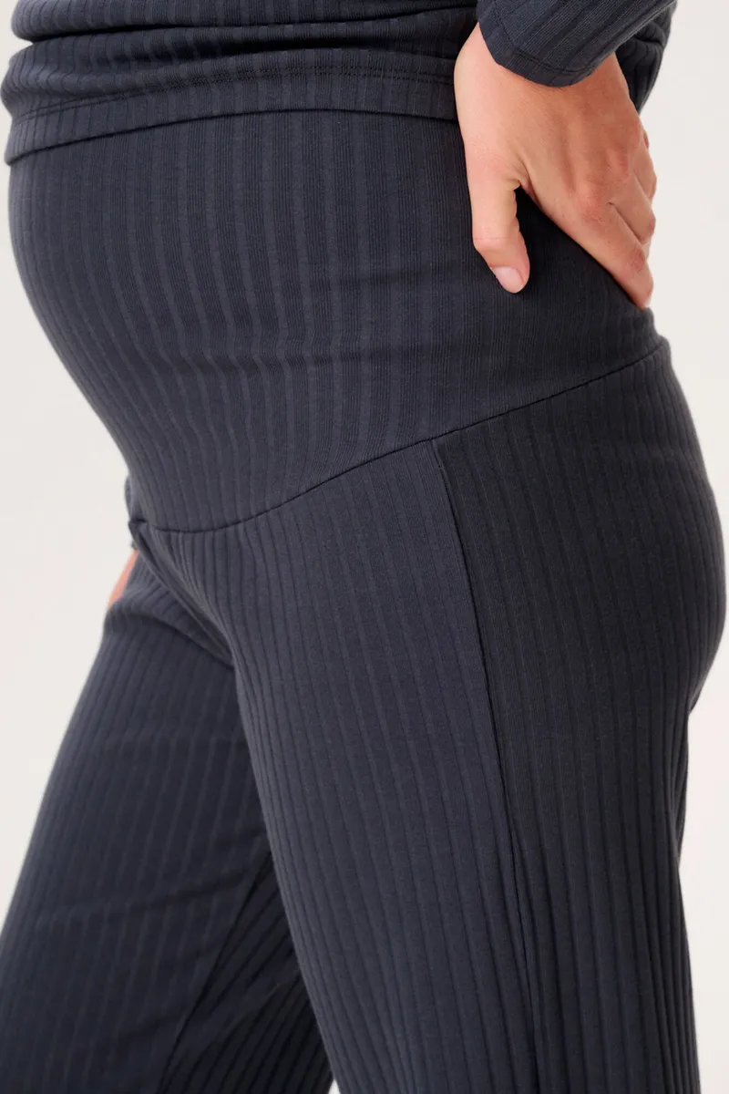 Noppies Maternity Noppies Maternity Casual Hose Wide Leg, Grau, – Produktbild 3 von 3