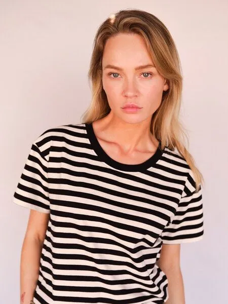 WOTE WOTE Gestreiftes Damen T-Shirt - Bio-Baumwolle & Elasthan (Relaxed Fit), Schwarz-weiß, – Produktbild 2 von 2