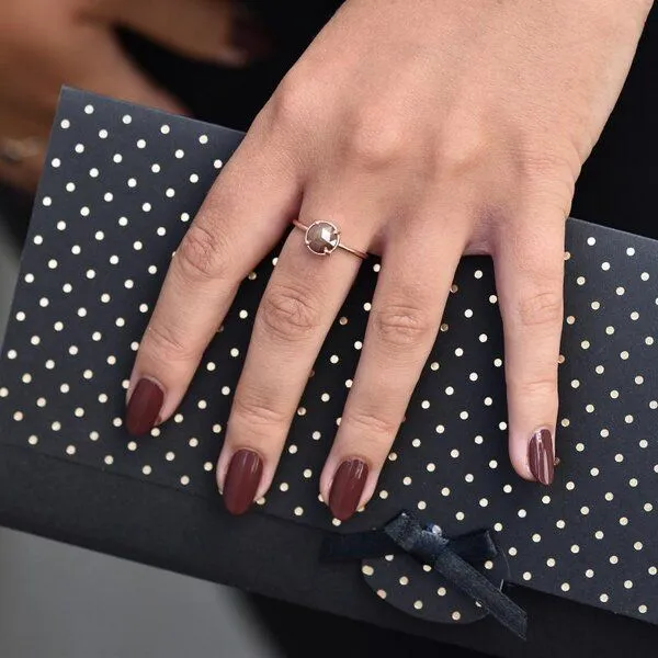 Eppi Eppi Goldener Ring mit Diamant im Rosenschliff Vertius – Produktbild 4 von 4
