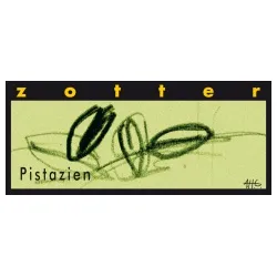 Zotter Bergmilchschokolade mit Pistazien, handgeschöpft – Produktbild 2 von 2