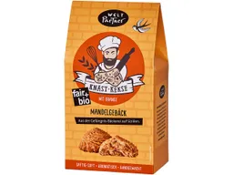 weltPartner WeltPartner Bio-Mandelgebäck "Knast-Kekse" mit sizilianischen Orangen, glutenfrei, 140 g – Produktbild 1 von 1