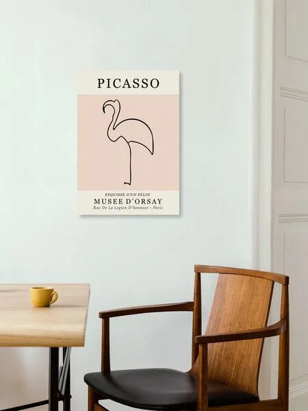 Photocircle Photocircle Poster / Leinwandbild - Picasso - Esquisse D'Un Felin – Produktbild 3 von 8