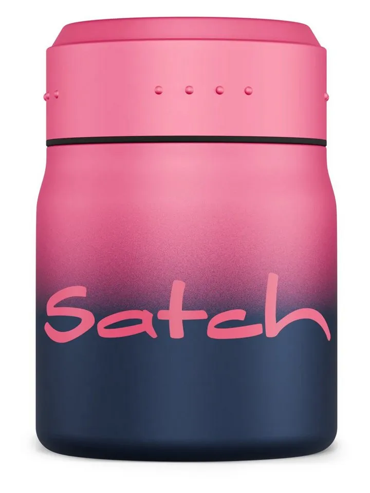 Satch Satch Lunchbox Thermo Lunchbox, Edelstahl, (Thermo Lunchbox, 3-tlg., 1x Thermo Lunchbox, 1x Gabel-Löffelkombination), spülmaschinengeeignet bis 45 Grad, Handwäsche empfohlen, Rosa, – Produktbild 2 von 6