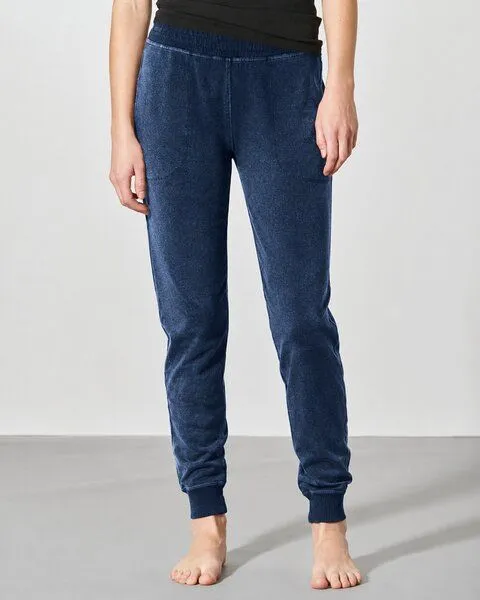 HempAge HempAge Damen Yoga Jogginghose Hanf/Bio-Baumwolle, Navy, – Produktbild 2 von 4