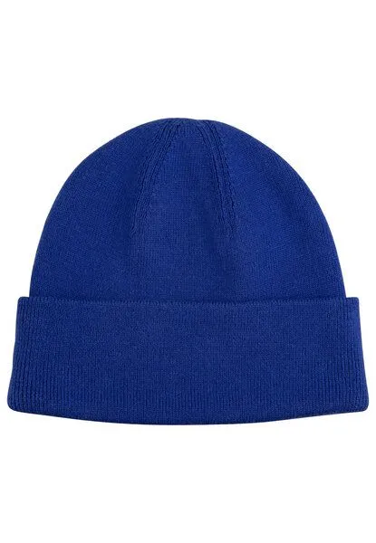 MELA MELA Feinstrick Mütze Style HIMMAT aus 100% Bio-Baumwolle, Bold blue, – Produktbild 2 von 3