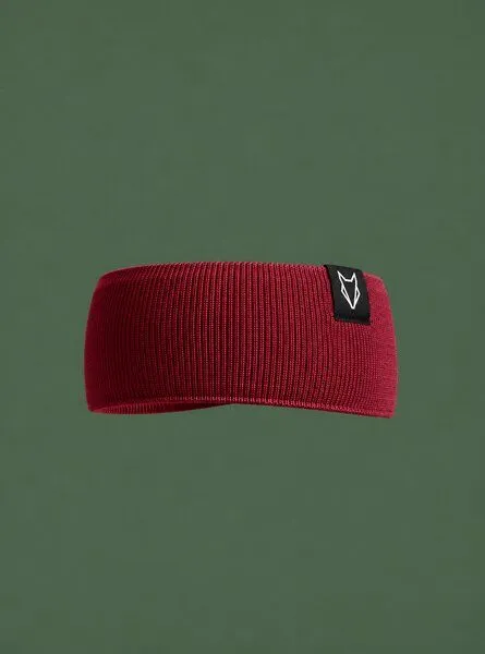 VEROIKON VEROIKON Merino-Stirnband Fuchsbau, Kirsche, – Produktbild 2 von 2
