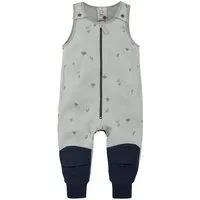hessnatur hessnatur Fleece Sommer Overall mit Softshell aus reiner Bio-Baumwolle, Nebelgrau, – Produktbild 1 von 1