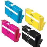 Memo memo 4er Set Tintenpatronen ersetzt hp N9J74AE, Nr. 364XL schwarz, cyan, magenta, gelb – Produktbild 1 von 1