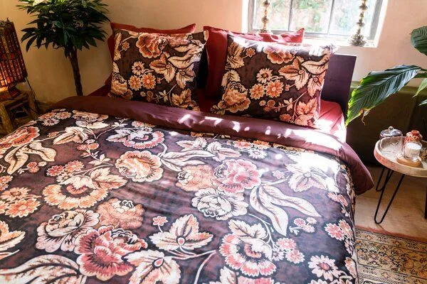 Kayori Kayori Reza - Baumwolle satin, Rot, – Produktbild 3 von 4