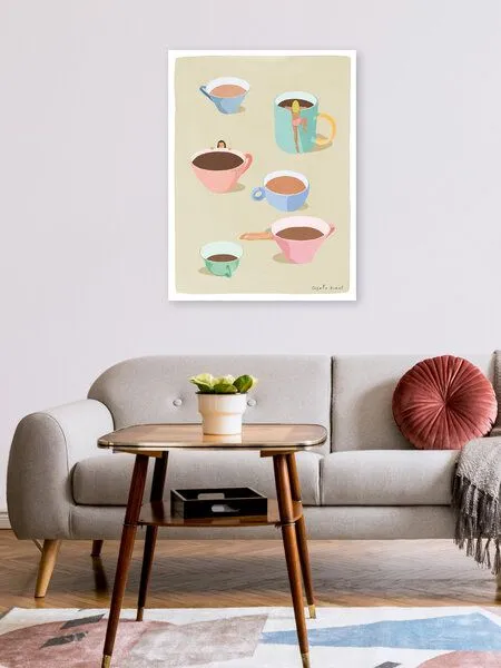 Photocircle Photocircle Wandbild / Poster / Leinwand - Coffee Girls – Produktbild 2 von 4